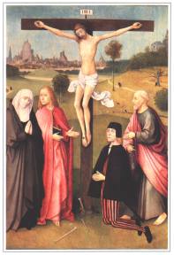 1984-7: Christus aan het kruis 
(Hiëronymus Bosch, ca. 1460-1516)
Hier niet de Bosch van de monsters, maar gewoon in de religieuze traditie van die tijd.